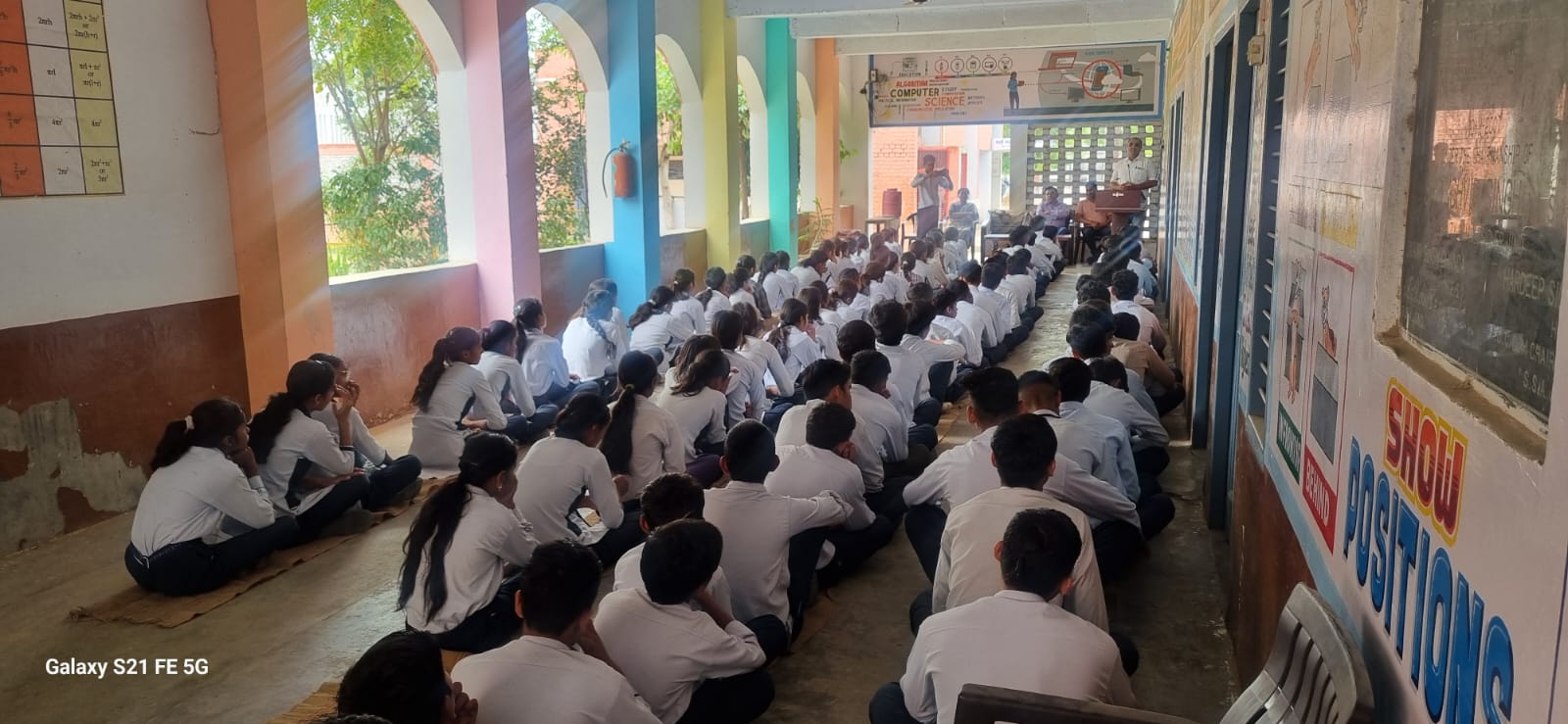 Anti drug use campaign Government model senior secondary school Jind