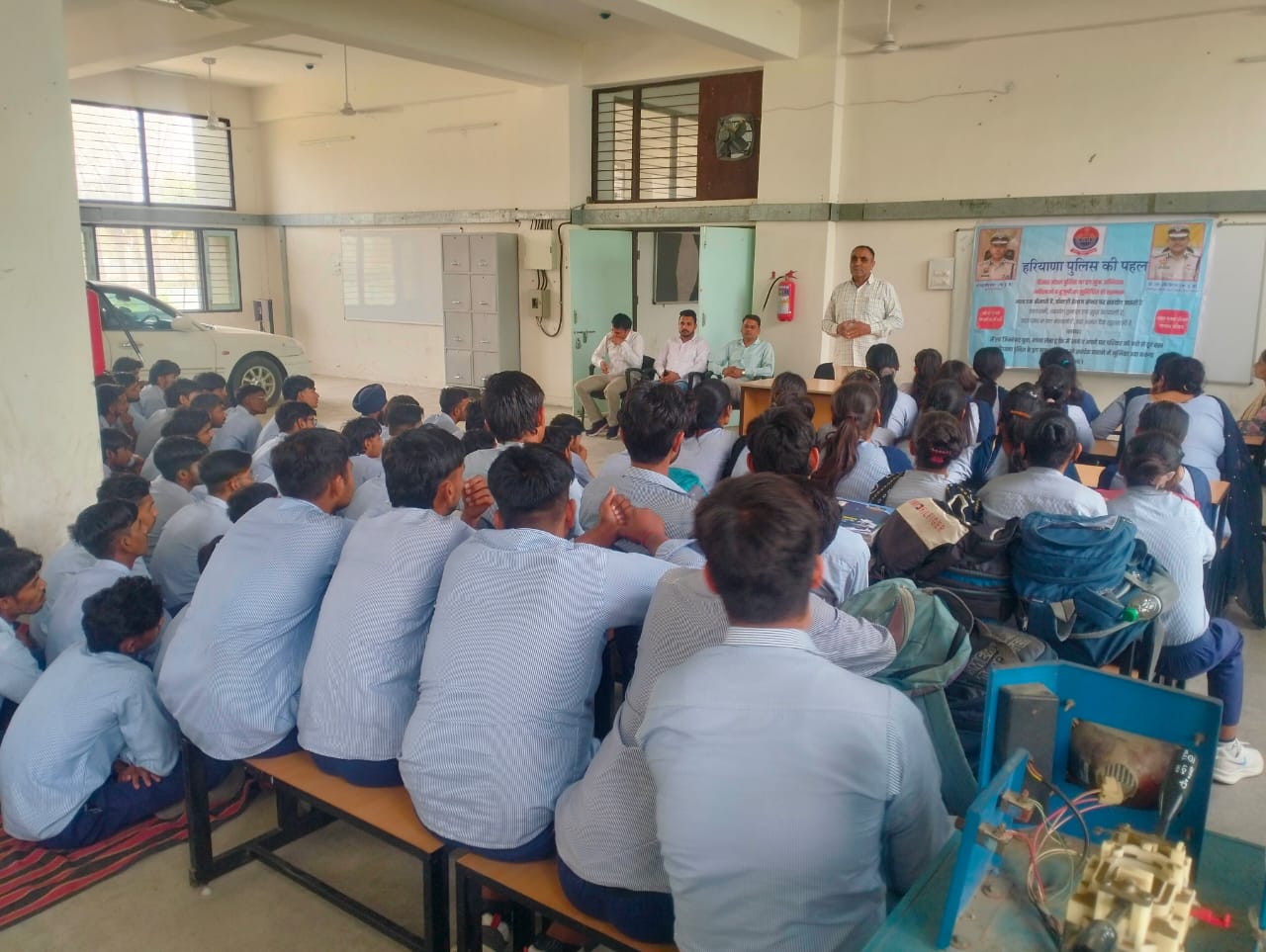 Anti drug use campaign Government ITI Kheda khemawati